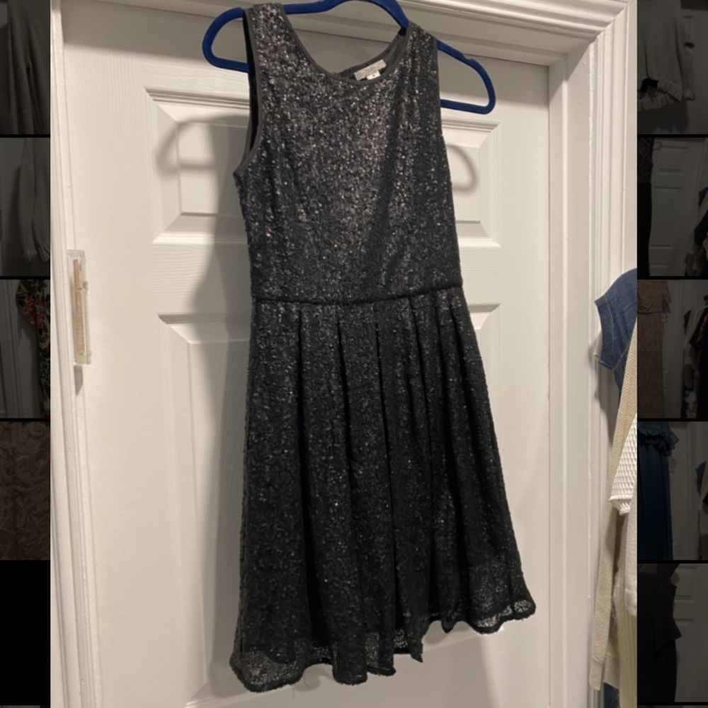 Sequin A-line Dress